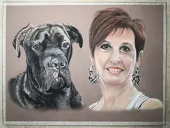 portrait-d-un-chien-cane-corso-avec-sa-maîtresse-par-coach-canin-educateur-canin-à-domicile-en-charente